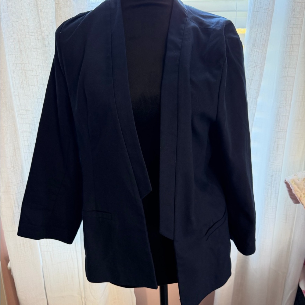 Maurices Navy Open-Front Blazer Jacket